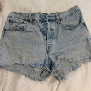 Levi's Light Blue Denim shorts size 30